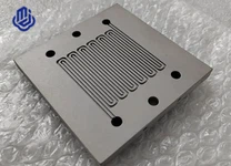 Placa bipolar de titani per a piles de combustible de bateries